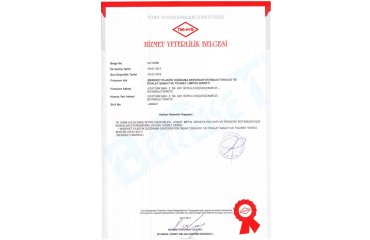 Hizmet Yeterlilik Belgesi